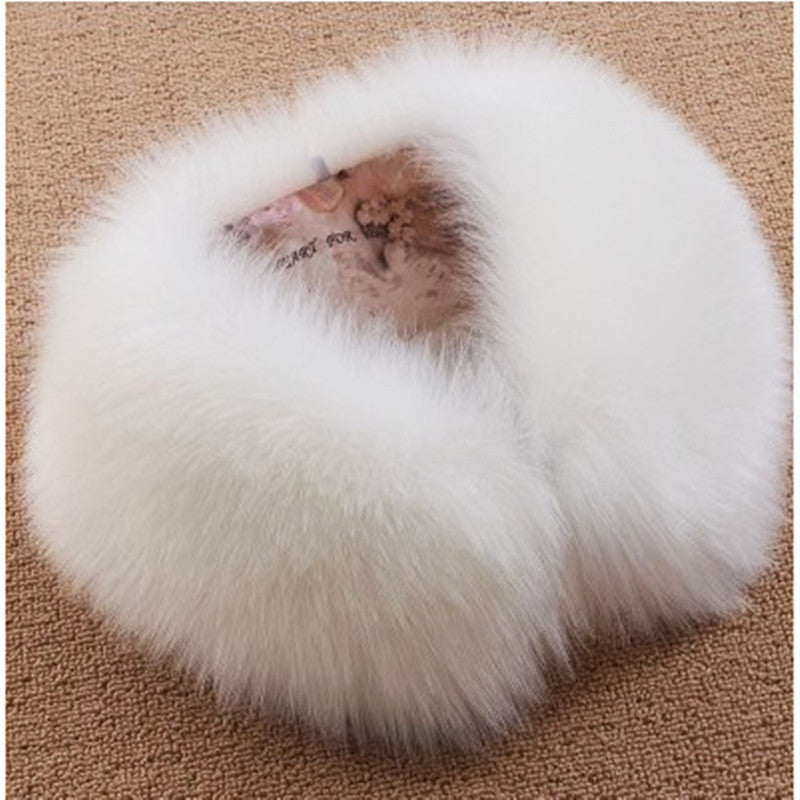 Women's High-Pile Loop Scarf made of Faux Fur with Soft Lining Amarae