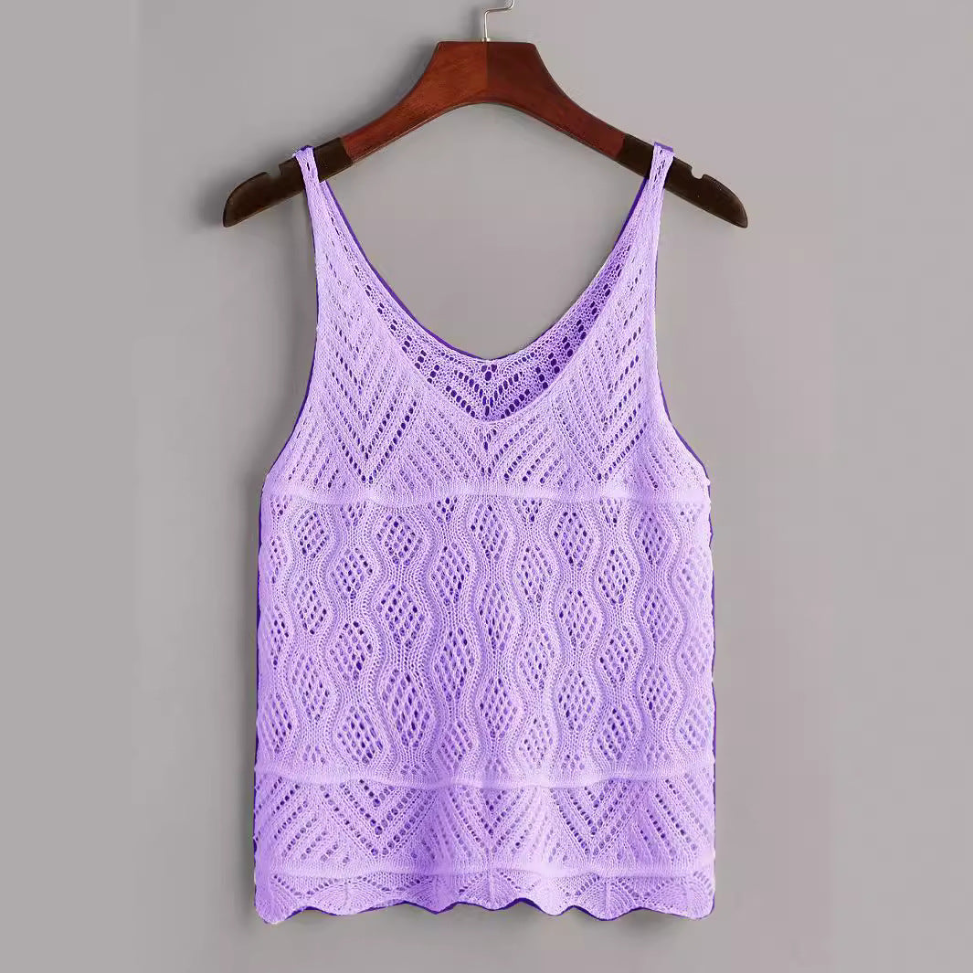 Women lightweight crochet top Amarae