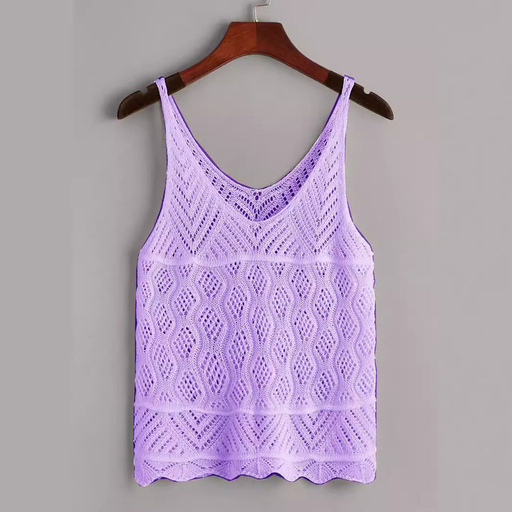 Women lightweight crochet top Amarae