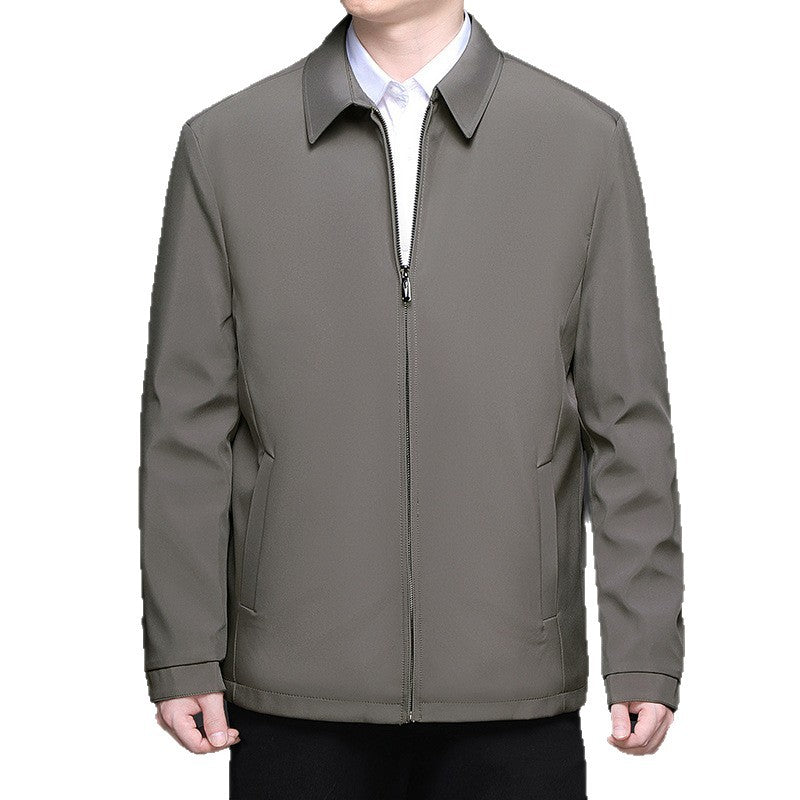 Men's lightweight quilted transitional jacket with internal quilted lining and classic collar Amarae