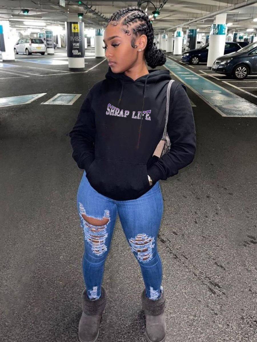 Men's hoodie with creative print design Lune London