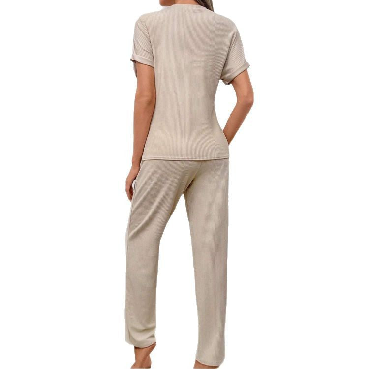 Amarae Ribbed Loungewear Set for Women
