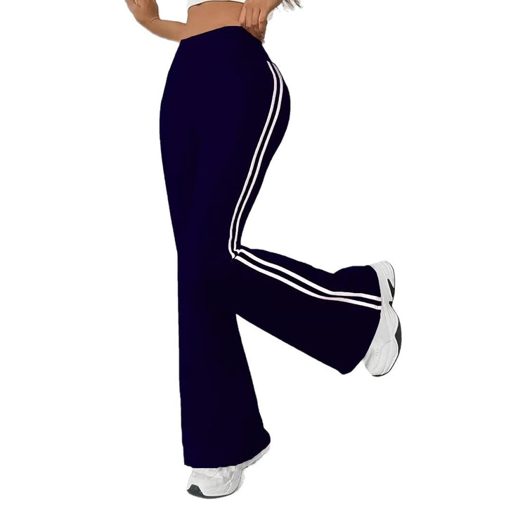 Leggings sportives bootcut pour femmes avec rayures Chic & Stil