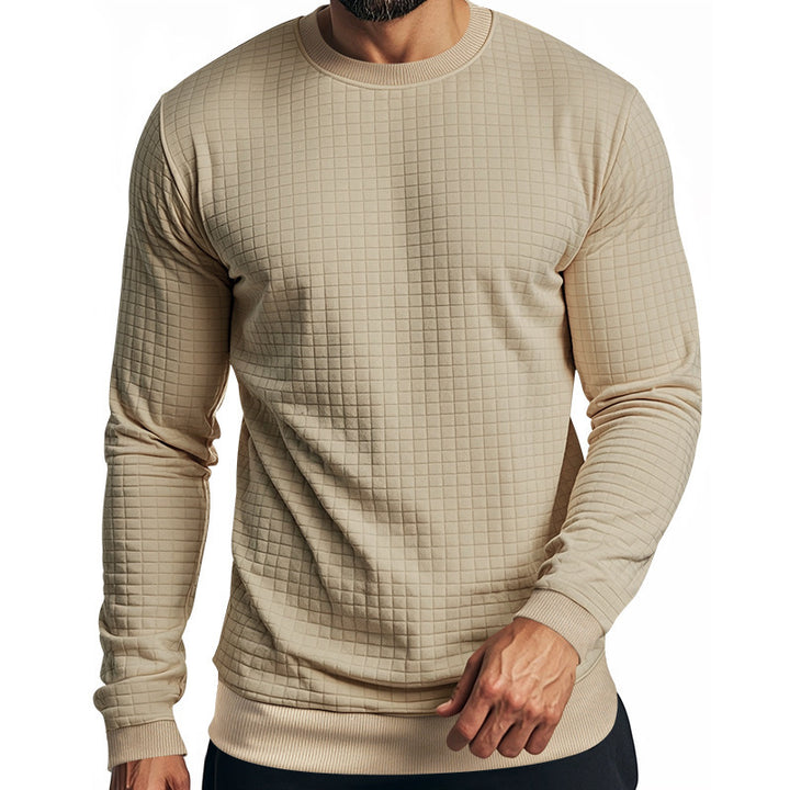Fashionable knitted sweater for men with textured premium material Lune London