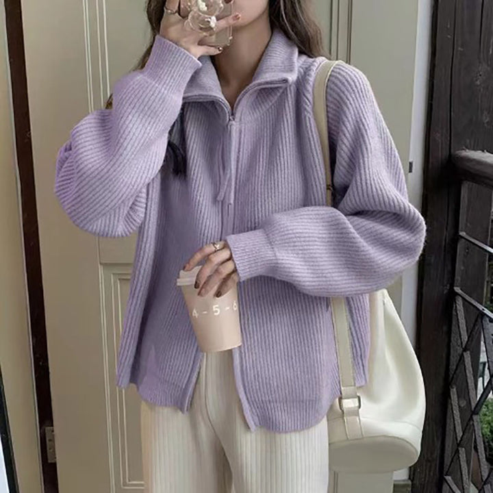 Gilet femme avec fermeture éclair asymétrique Chic & Stil