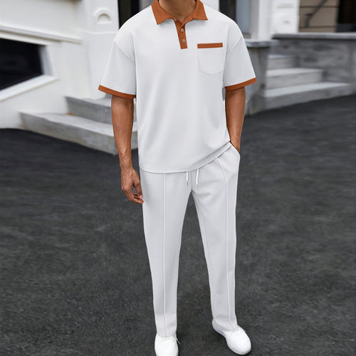 Casual men's outfit with breathable fabric and functional pockets Amarae