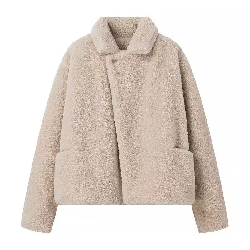 Ladies cozy teddy jacket Lune London