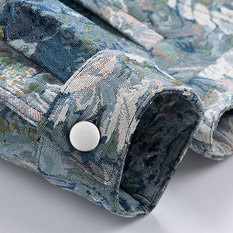 Trendy floral pattern jacket for women Lune London