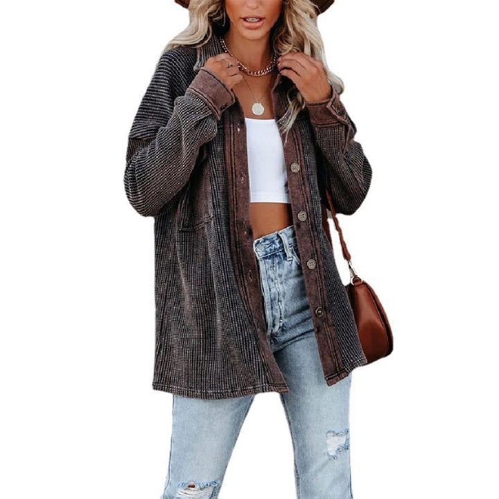 Lune London women's overshirt with two chest pockets and relaxed fit