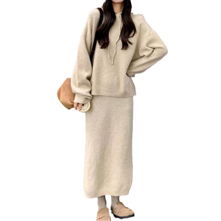 Robe hoodie pour femmes avec une coupe élégante et des poches pratiques Chic & Stil