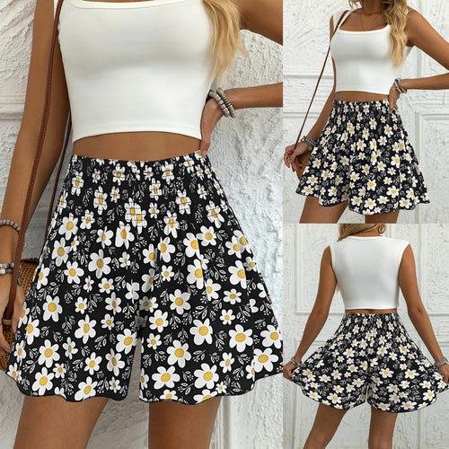 Shorts Amarae à coupe décontractée imprimé floral pour femmes