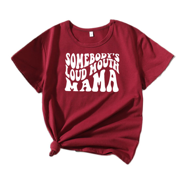 Ladies casual chic graphic T-shirt