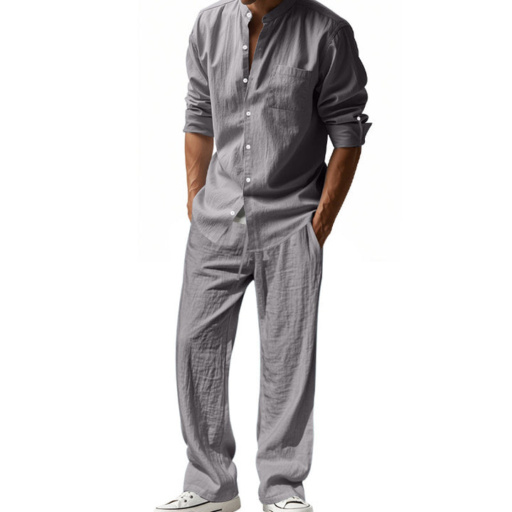 Casual linen suit for men in loose fit Lune London