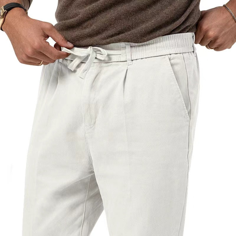 Comfortable men’s leisure pants with elastic waistband Lune London