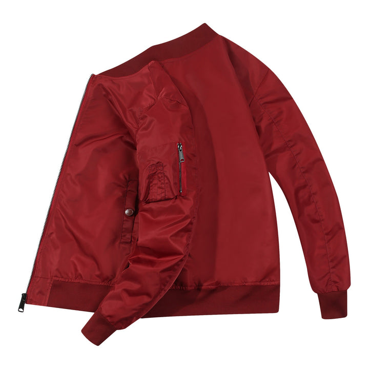 Women's bomber jacket with functional pockets and chic sporty design