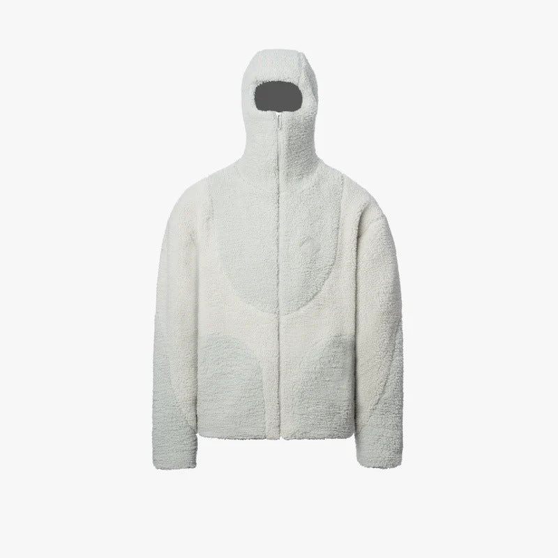 Fleece jacket for women with a high collar and practical zip pockets Lune London