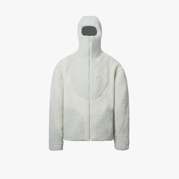 Fleece jacket for women with a high collar and practical zip pockets Lune London