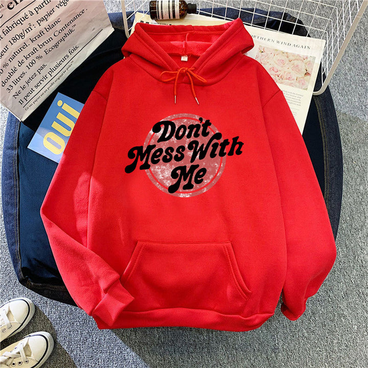 Women's hoodie with casual statement design Chic & Stil