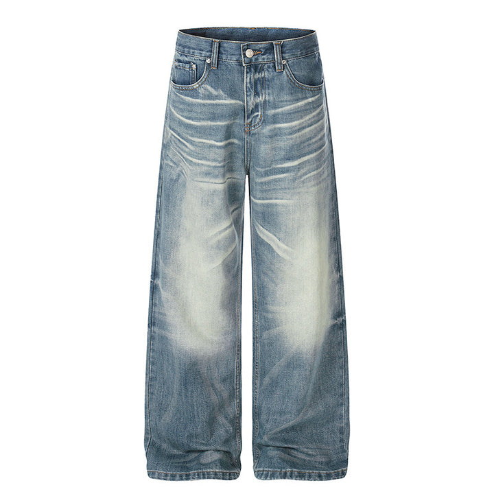 Women wide High-Waist Culotte Jeans with Used Effect Amarae