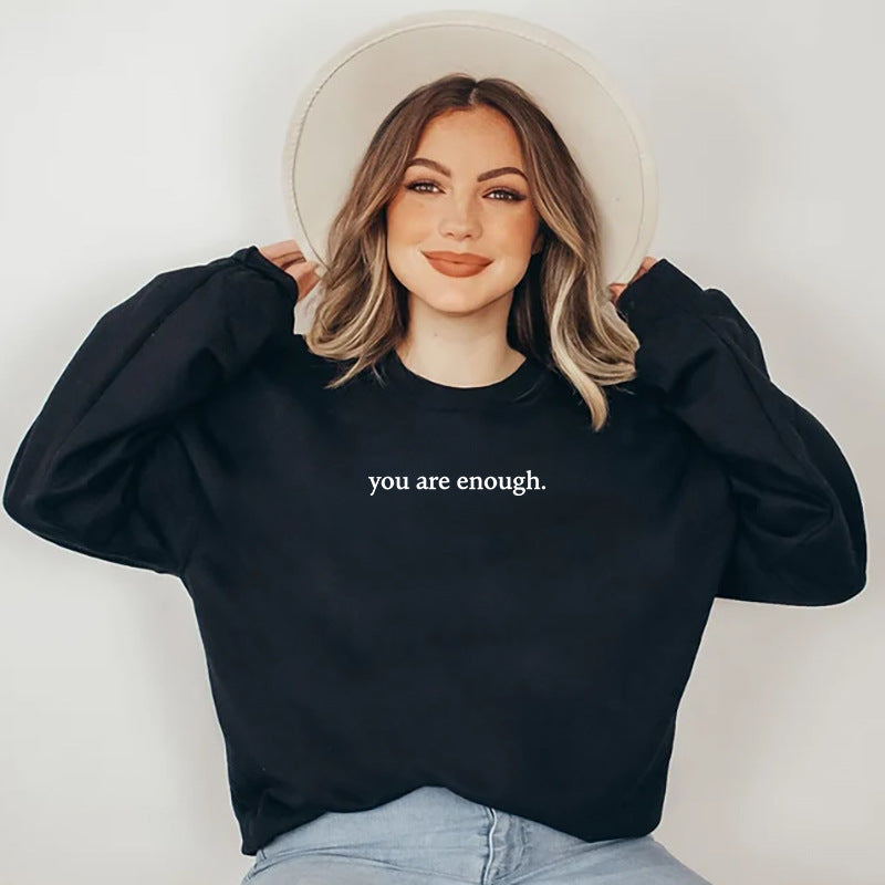Women's sweatshirt with inspiring lettering Lune London