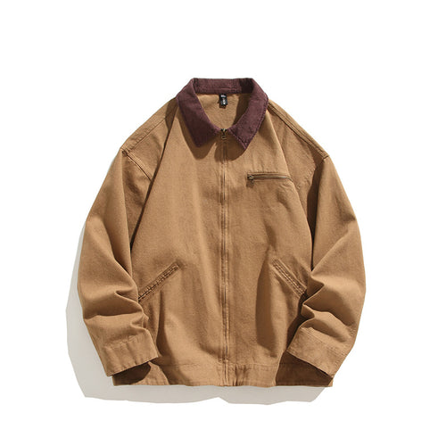 Casual transition jacket for men with sturdy high collar Amarae