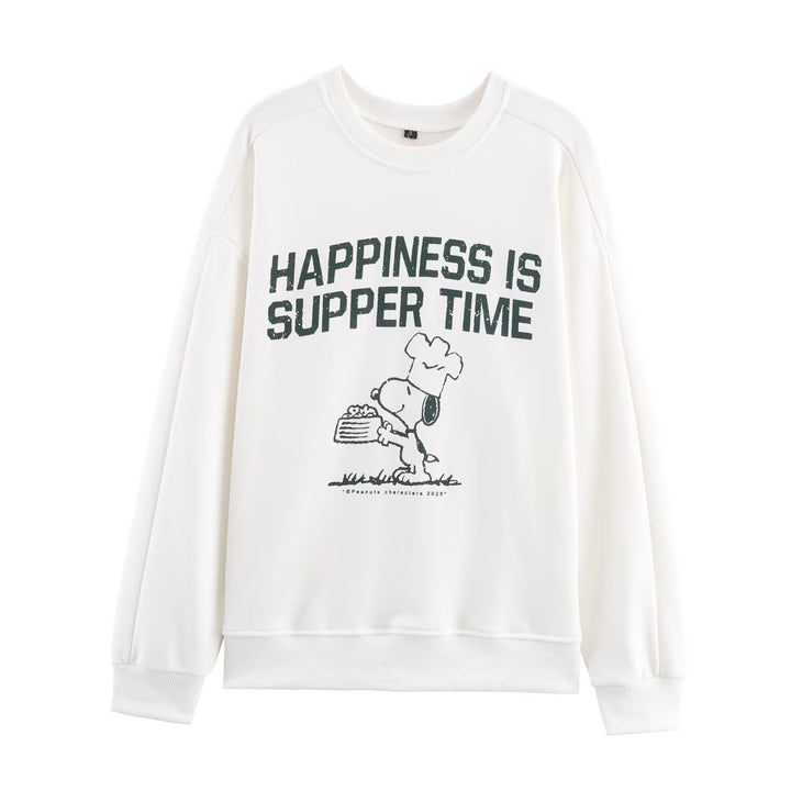 Women's casual sweatshirt with Snoopy pattern Lune London