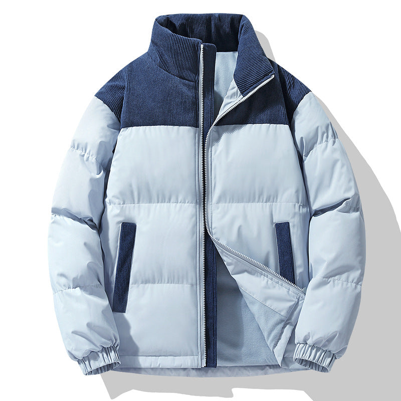 Women's quilted jacket with cord inserts, padded thermal filling and stand-up collar Amarae