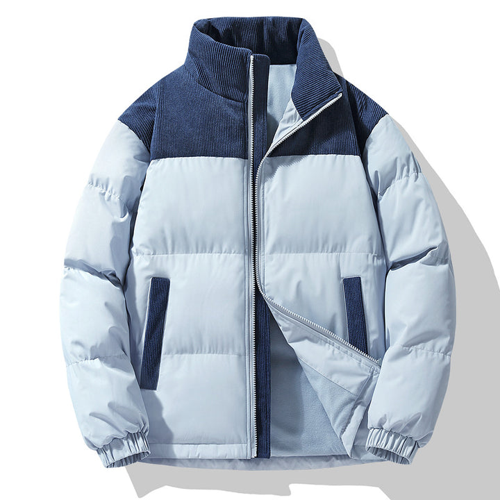 Women's quilted jacket with cord inserts, padded thermal filling and stand-up collar Amarae