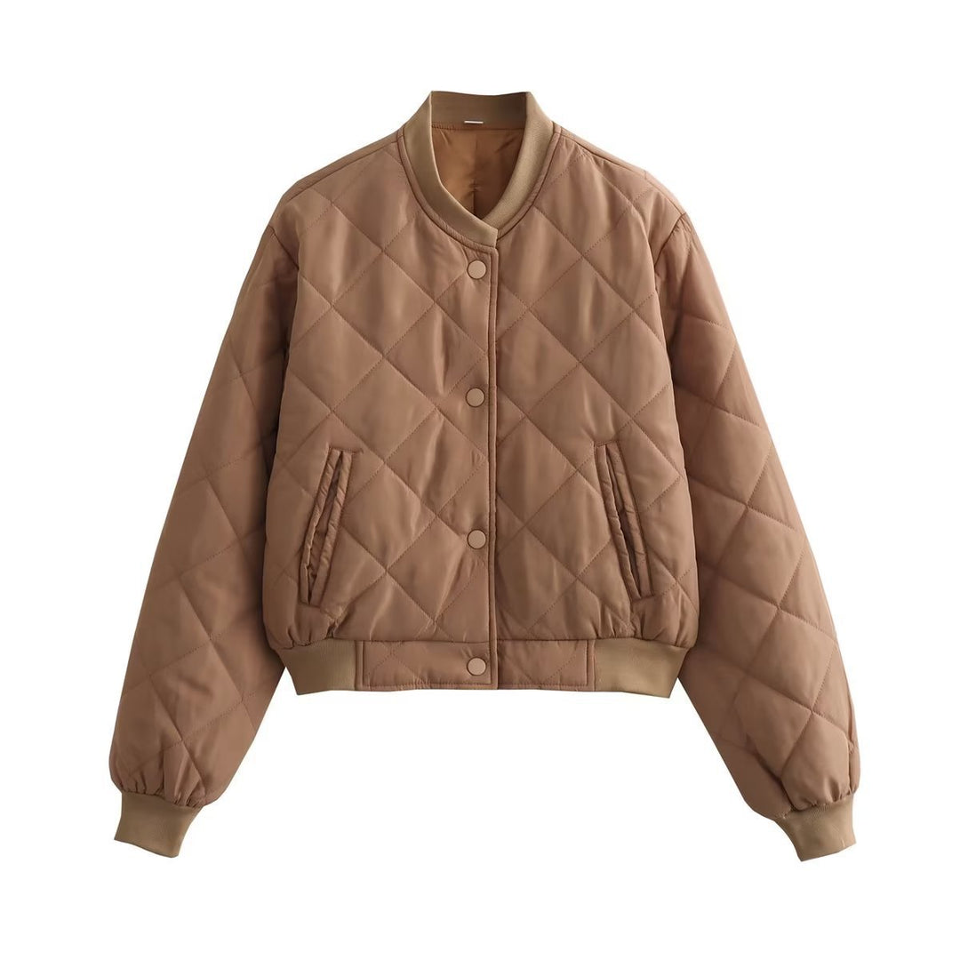 Quilted leisure jacket for women with practical button closure Lune London