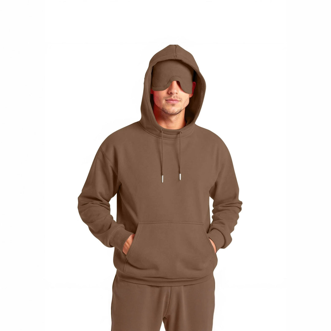 Men's hoodie with kangaroo pocket and adjustable drawstring Amarae