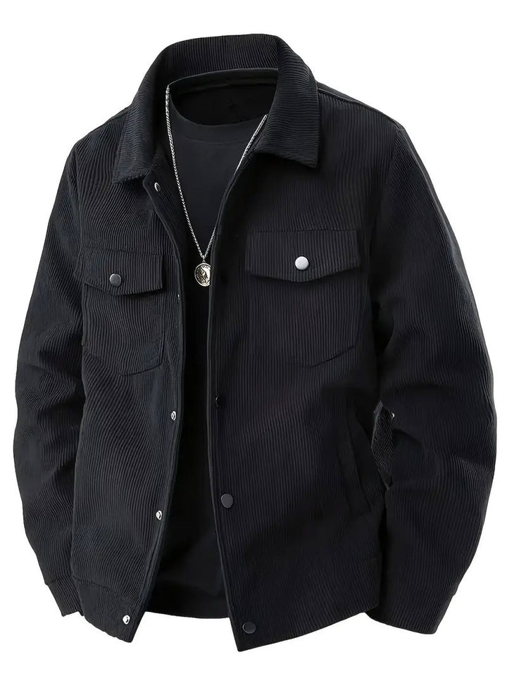 Structured jacket for men with practical pockets Lune London