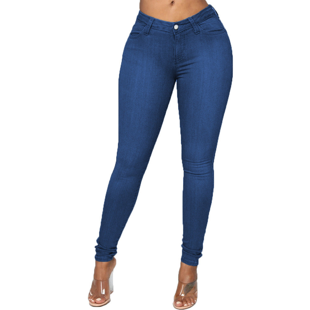 Slim-fit jeans for women with decorative laced detail Lune London