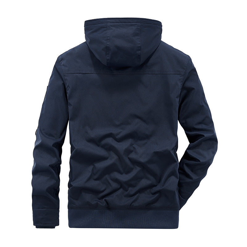 Technical transition jacket for men with warm inner lining Amarae