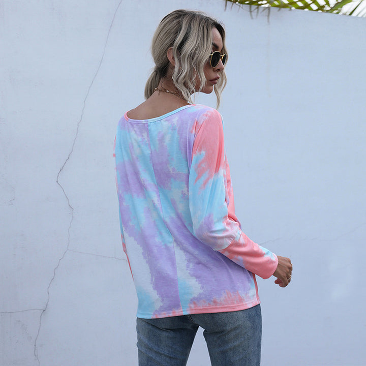 Casual women's top with loose fit and relaxed design with off-the-shoulder Amarae