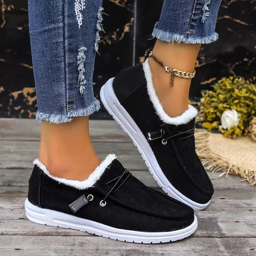 Women's Warm and Comfortable Slippers with Lining and Non-Slip Sole Amarae