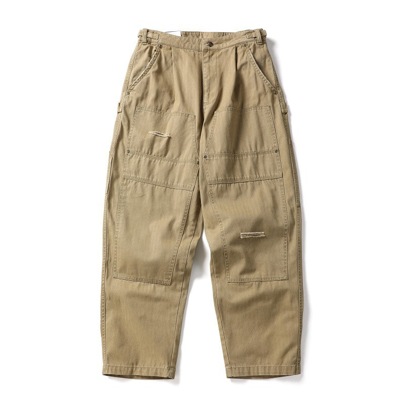 Men's Utility Cargo Pants in Baggy Workwear Style Amarae