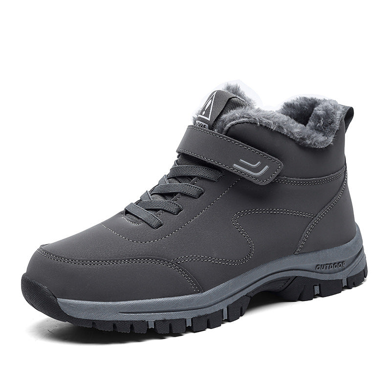 Women's ankle-height thermo hiking boots with faux fur lining and slip-resistant multi-zone profile sole Amarae