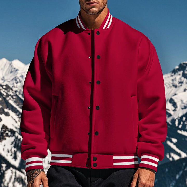 Sporty bomber jacket for men with contrasting edges Lune London