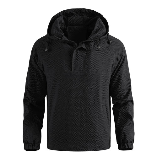Lightweight anorak jacket for men with practical cord Amarae