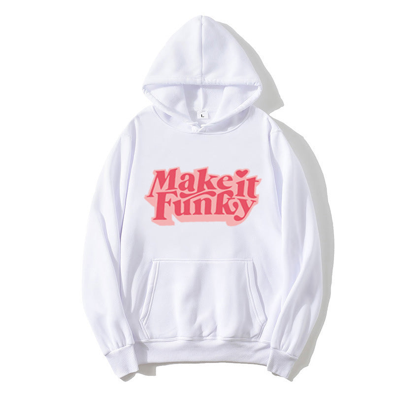 Women's hoodie with playful print Chic & Stil