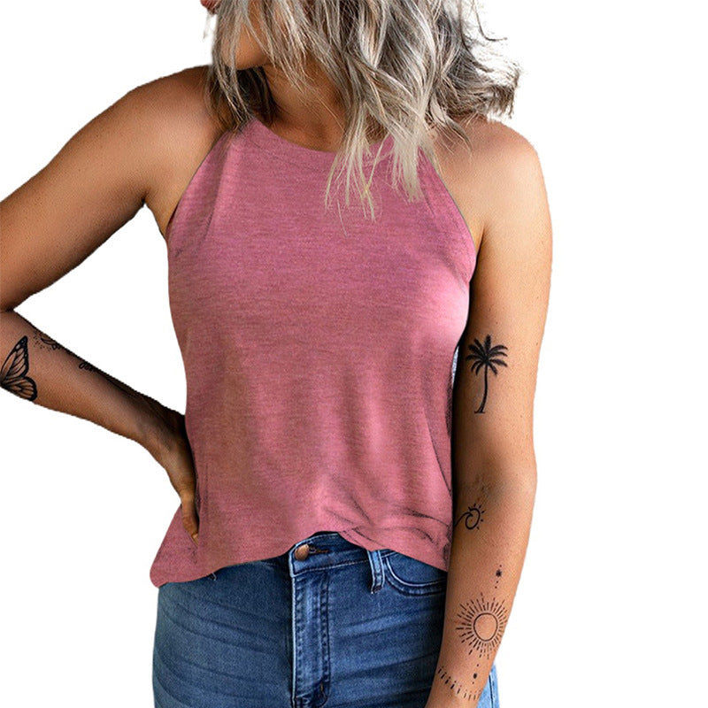 Ladies sporty tank top with modern chic and style
