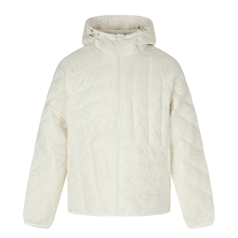 Women’s Padded Oversize Quilted Jacket with Hood and Noise-Reducing Microfiber Outer Material Amarae