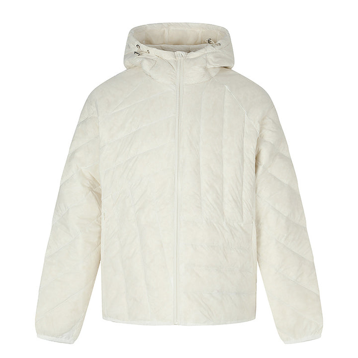 Women’s Padded Oversize Quilted Jacket with Hood and Noise-Reducing Microfiber Outer Material Amarae