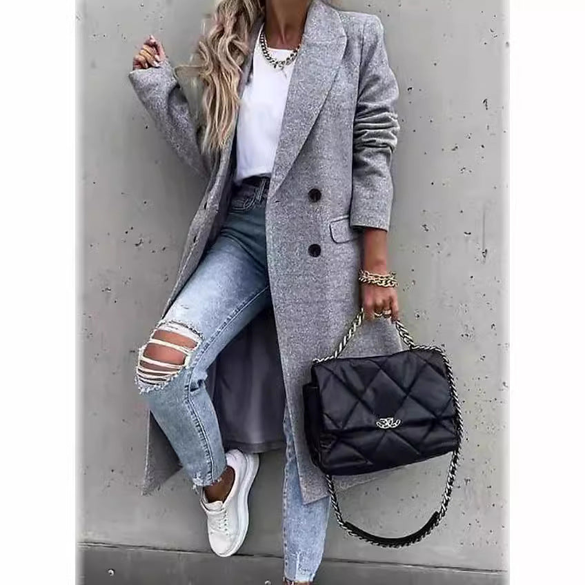 Elegant floral coat for women in soft fabric and trendy design Lune London
