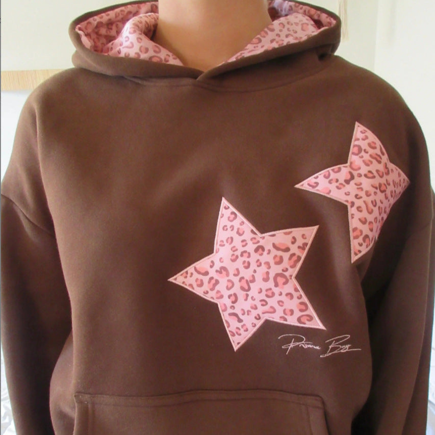 Sweat-shirt à capuche pour femmes avec motif animal créatif Chic & Stil