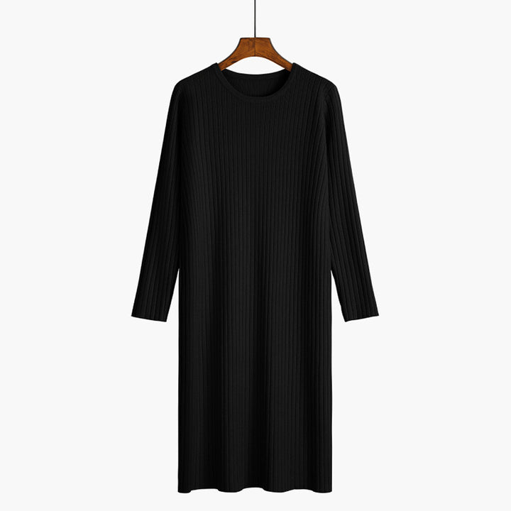 Knitted dress for ladies with a fine ribbed structure Lune London