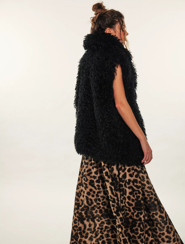 Ladies fur vest Amarae