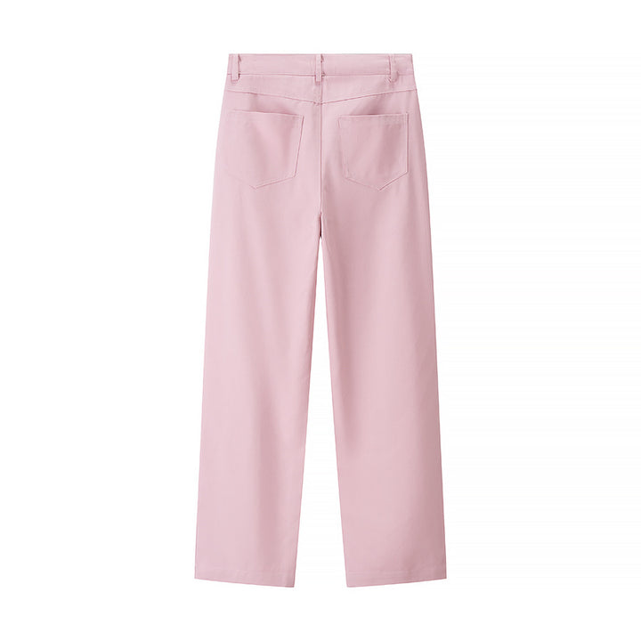 Lune London high-waisted elegant pants for ladies with diamond pattern