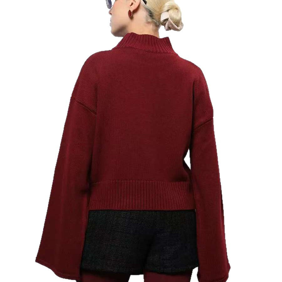 Fashion sweater for women with a loose fit and wide edges Lune London
