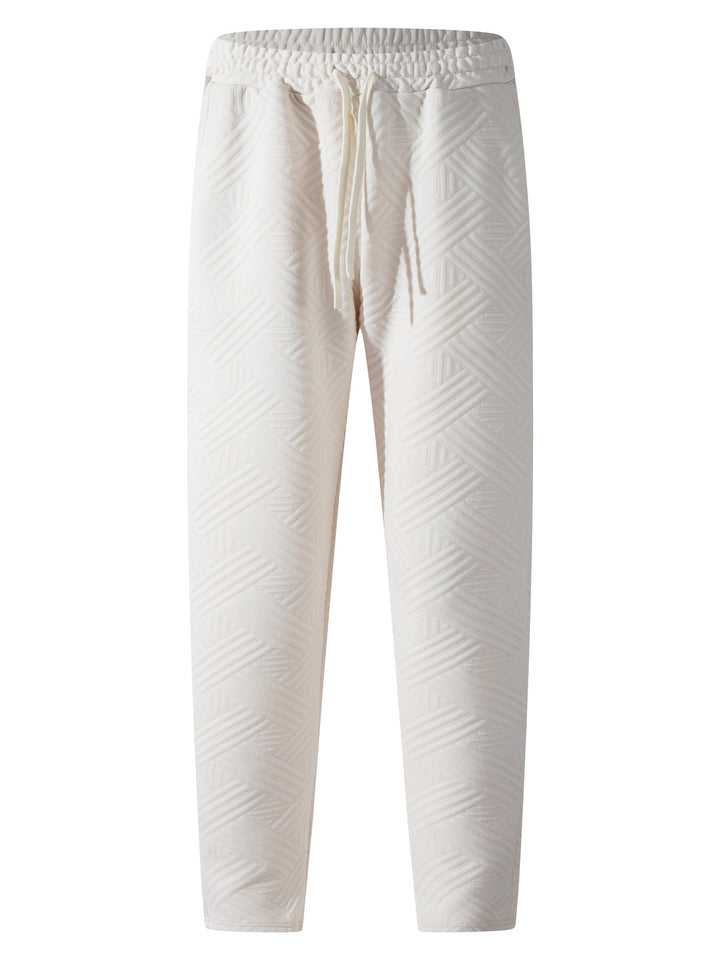 Casual pants for men with a modern structured design Lune London